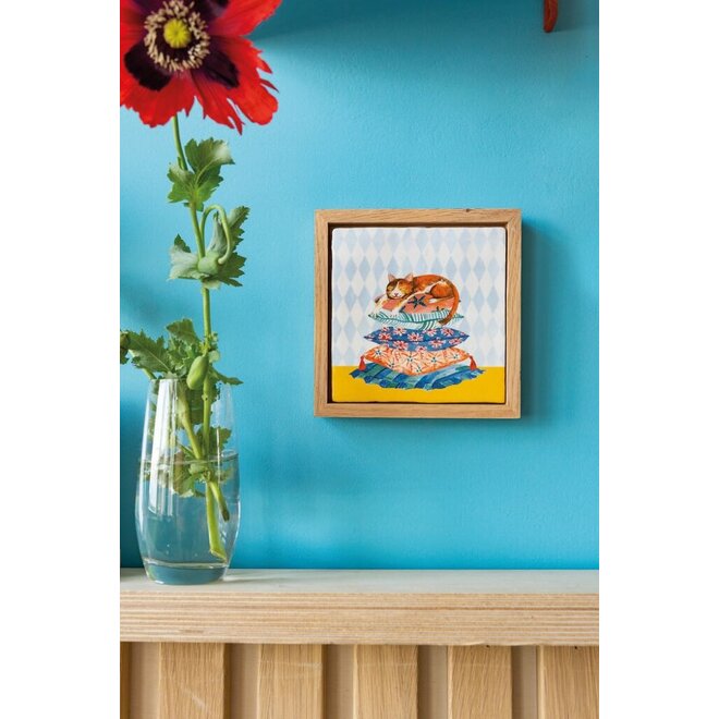 Storytiles | Sleepy cat Small