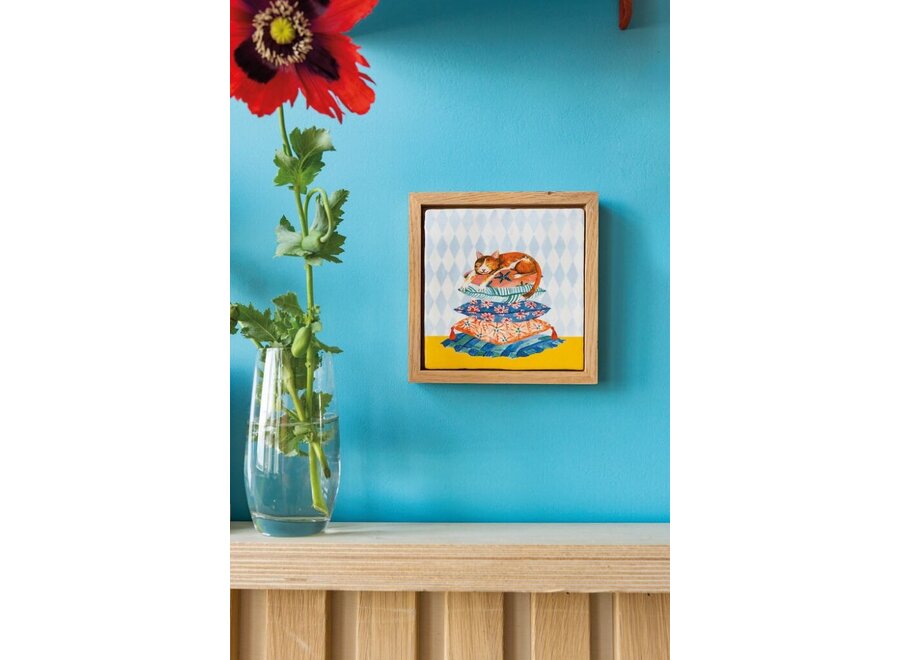 Storytiles | Sleepy cat Small