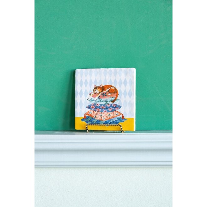 Storytiles | Sleepy cat Small