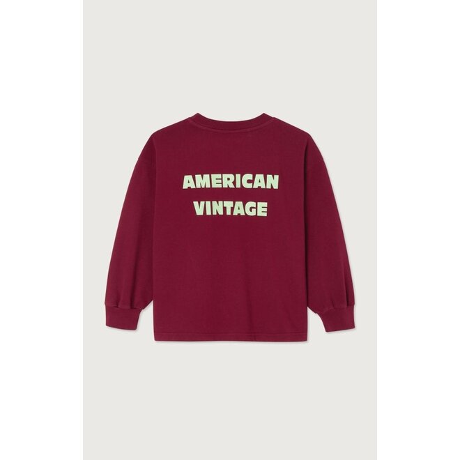 American Vintage | Fizvalley Kids Longsleeve Bordeaux Vintage