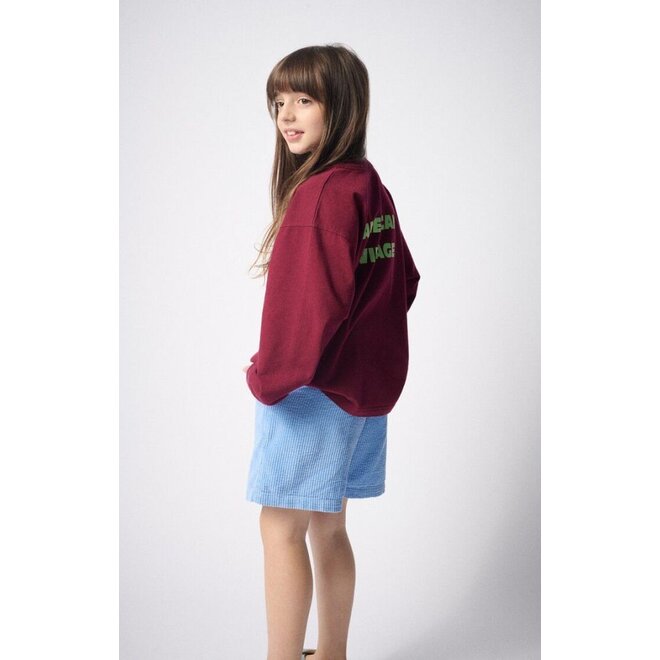 American Vintage | Fizvalley Kids Longsleeve Bordeaux Vintage