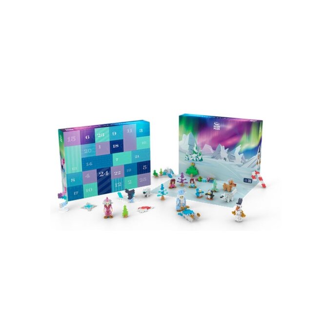 Plus-Plus | Advent Calendar Santa's Northern Lights Adventure