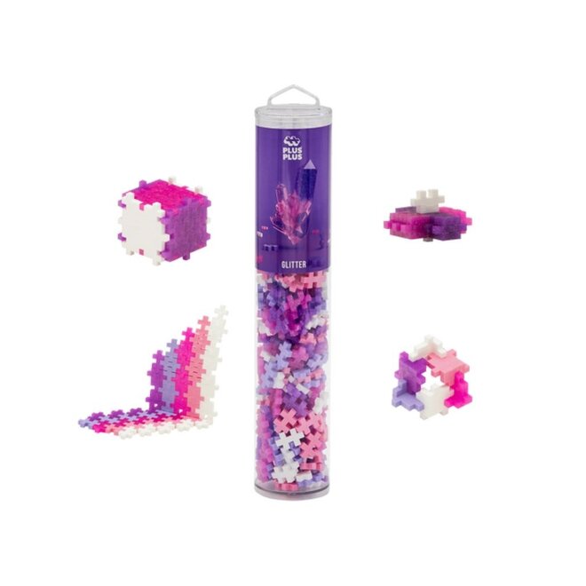 Plus-Plus | Tube Glitter Color Mix (240 pieces)