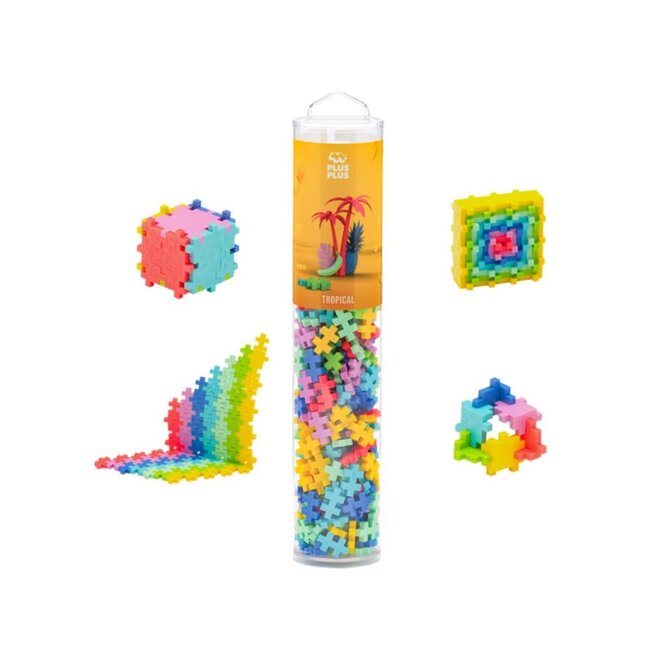 Plus-Plus | Tube Tropical Color Mix (240 pieces)
