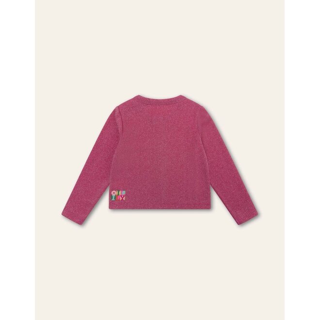 Oilily | Vibrant Jersey Cardigan Chateau Rose