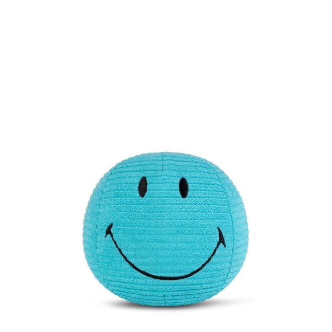 Bon Ton Toys | Smiley Knuffel ECO Corduroy Teal 13 cm