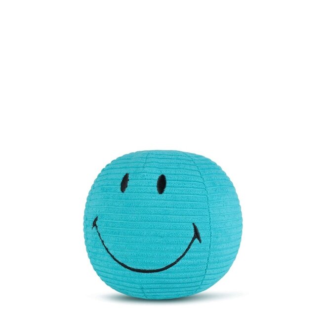 Bon Ton Toys | Smiley Knuffel ECO Corduroy Teal 13 cm