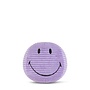 Bon Ton Toys | Smiley Knuffel ECO Corduroy Dark Purple 13 cm