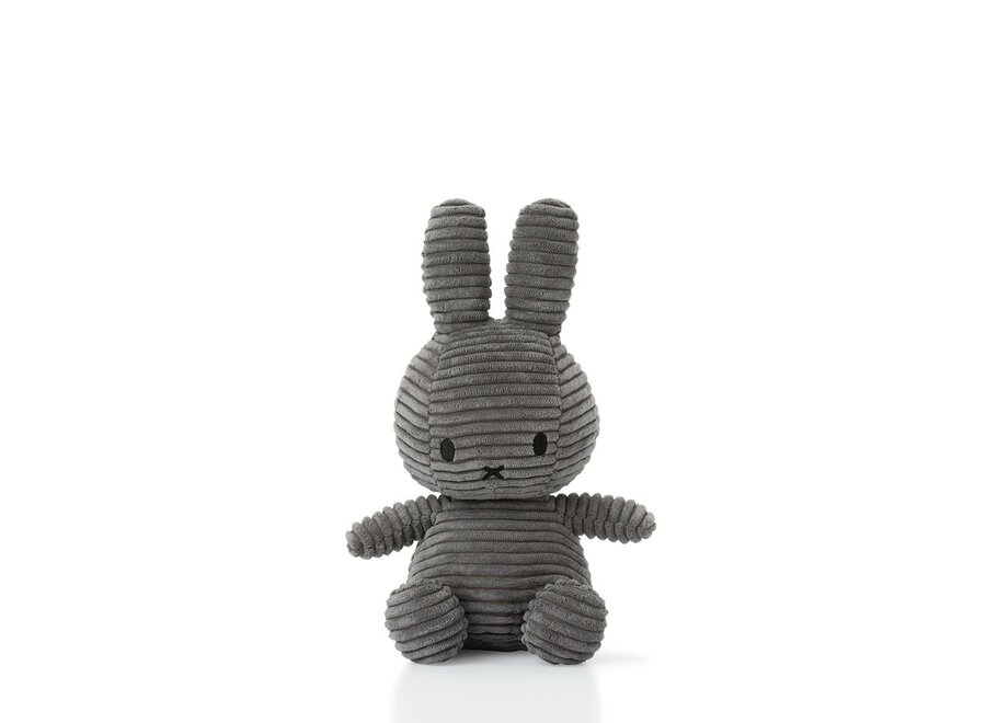 Bon Ton Toys | Nijntje Knuffel ECO Corduroy Grey 23 cm