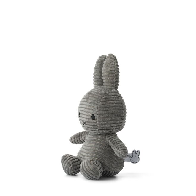 Bon Ton Toys | Nijntje Knuffel ECO Corduroy Grey 23 cm