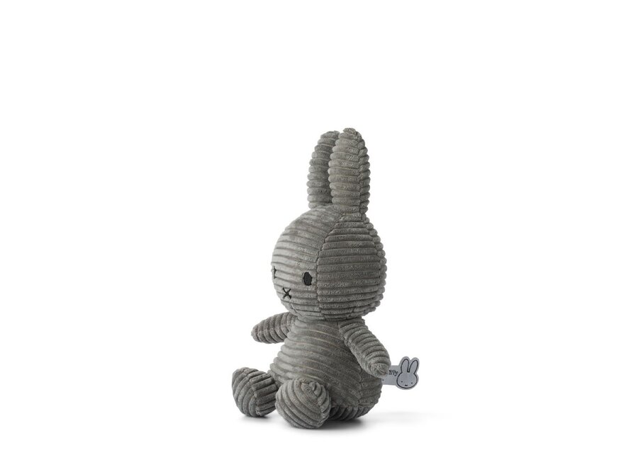 Bon Ton Toys | Nijntje Knuffel ECO Corduroy Grey 23 cm