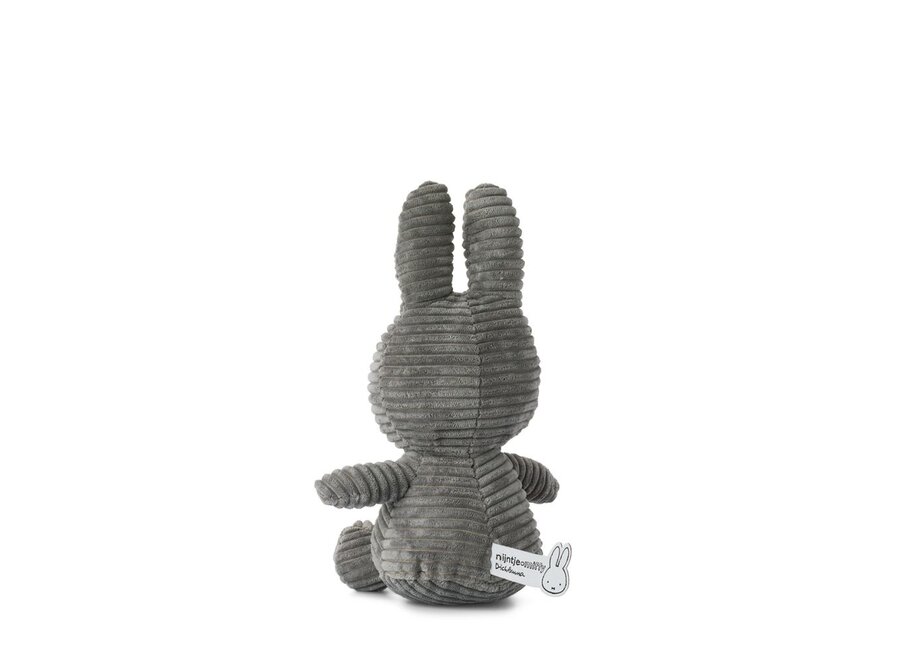 Bon Ton Toys | Nijntje Knuffel ECO Corduroy Grey 23 cm
