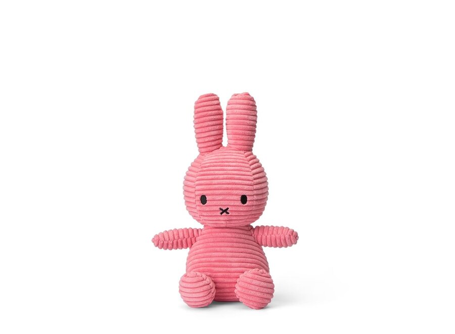 Bon Ton Toys | Nijntje Knuffel ECO Corduroy Bubblegum Pink 23 cm