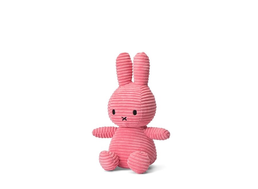 Bon Ton Toys | Nijntje Knuffel ECO Corduroy Bubblegum Pink 23 cm