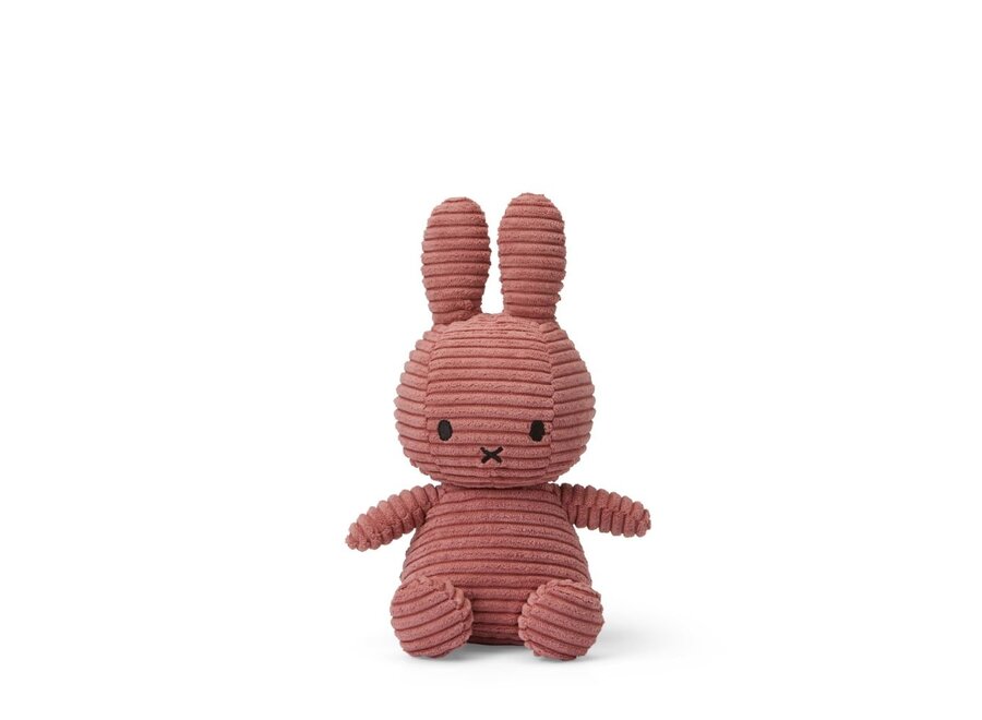 Bon Ton Toys | Nijntje Knuffel ECO Corduroy Dusty Rose 23 cm