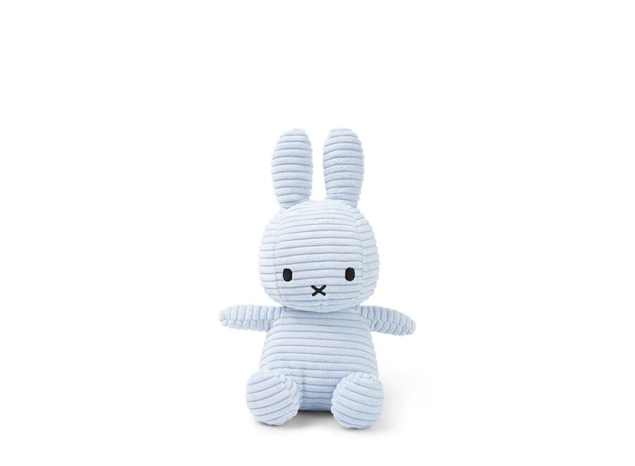 Bon Ton Toys | Nijntje Knuffel ECO Corduroy Ice Blue 23 cm