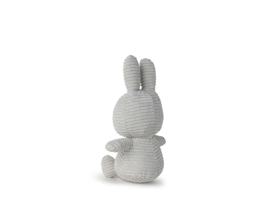 Bon Ton Toys | Nijntje Knuffel ECO Corduroy Soft Grey 23 cm