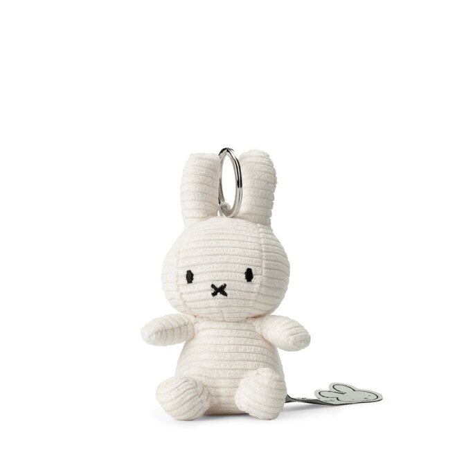 Bon Ton Toys | Nijntje Sleutelhanger ECO Corduroy Offwhite 10 cm