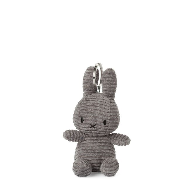 Bon Ton Toys | Nijntje Sleutelhanger ECO Corduroy Grey 10 cm