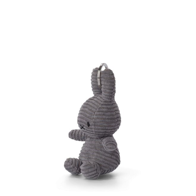 Bon Ton Toys | Nijntje Sleutelhanger ECO Corduroy Grey 10 cm