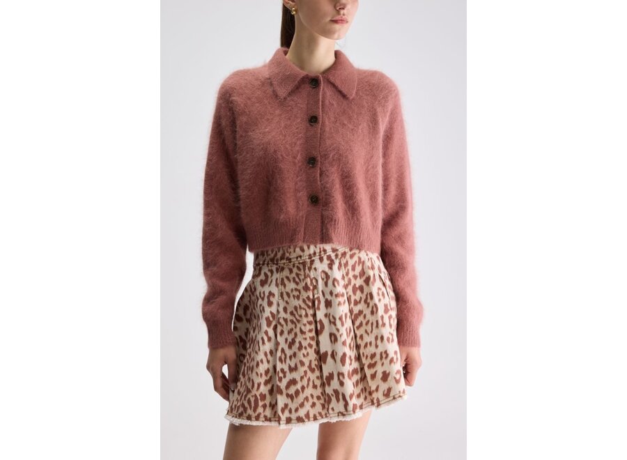 Datco Knitwear Vest Mahogany