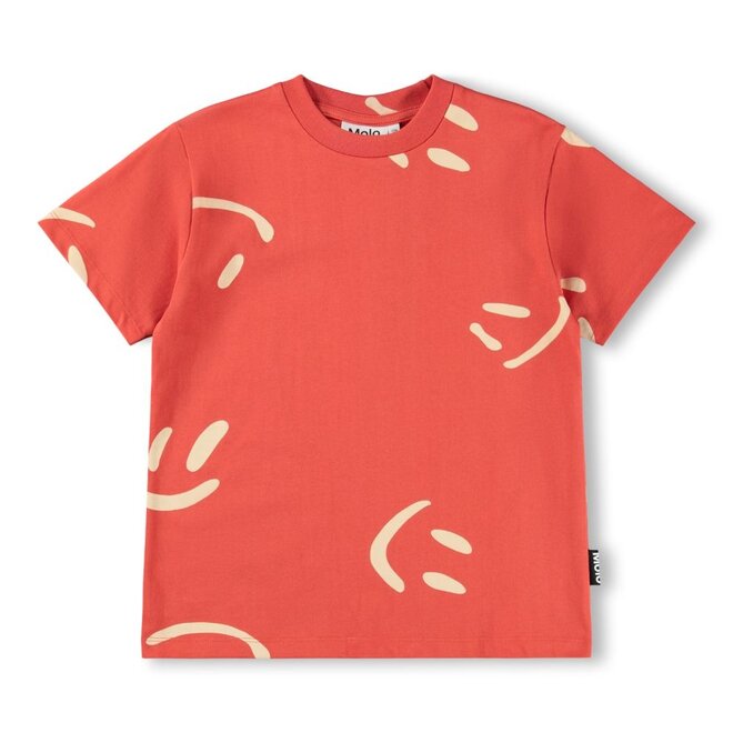 Molo | Riley T-shirt Big Smiles Red