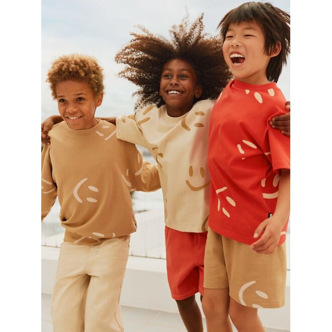 Molo | Riley T-shirt Big Smiles Red