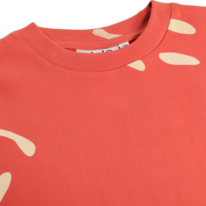 Molo | Riley T-shirt Big Smiles Red