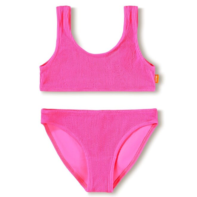 Nola Crepe Bikini Neon Pink