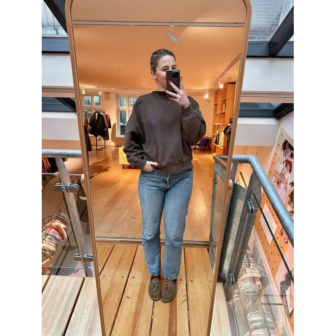 American Vintage | Plizzy Sweater Sweet Chestnut Tree Vintage