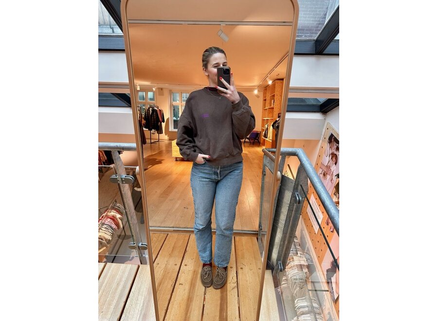 American Vintage | Plizzy Sweater Sweet Chestnut Tree Vintage