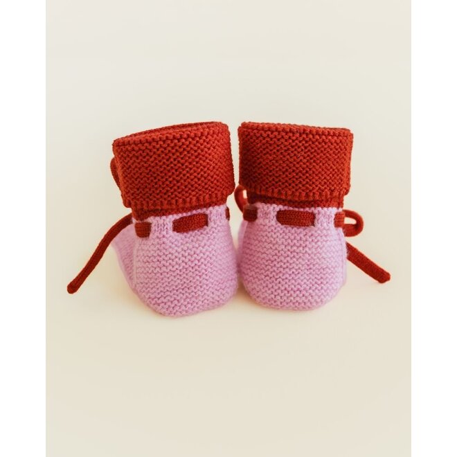 Hvid | Happy Booties Cotton Candy/Red