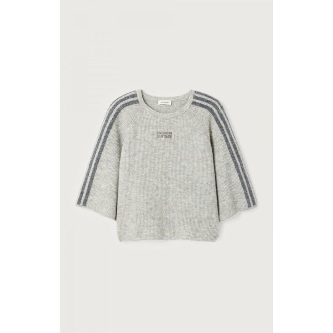 American Vintage | Vitow Summer Pull Gris Clair Chine