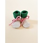 Hvid | Happy Booties Cream/Grass