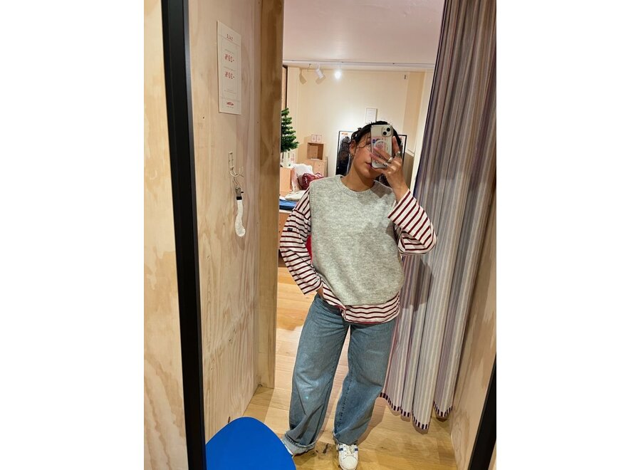 American Vintage | Vitow Spencer Gris Clair Chine