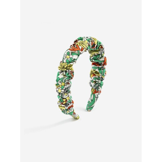 Bobo Choses | Color Herbalist All Over Gathered Headband Offwhite