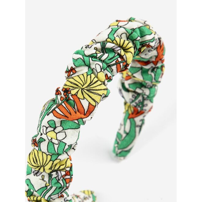 Bobo Choses | Color Herbalist All Over Gathered Headband Offwhite