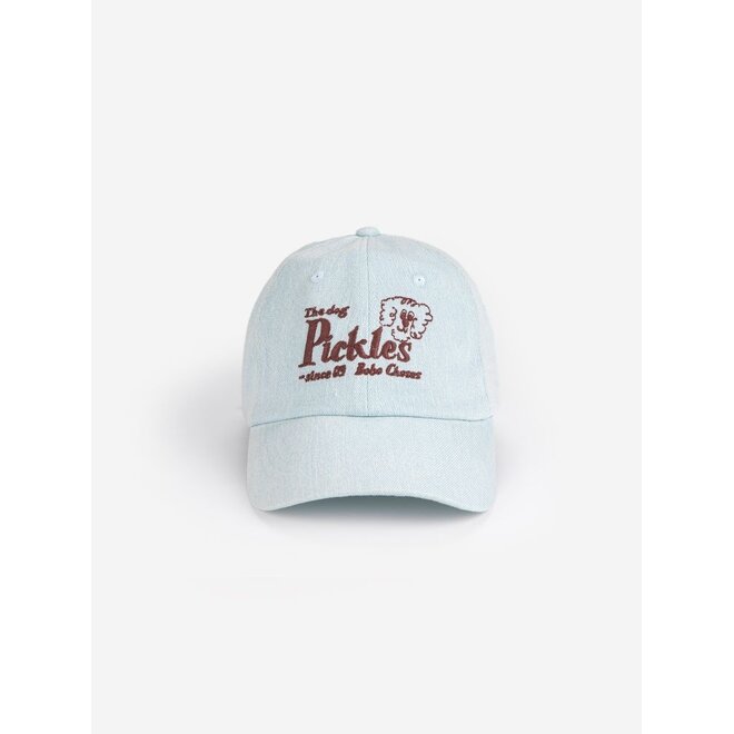Pickles The Dog Denim Cap Light Blue