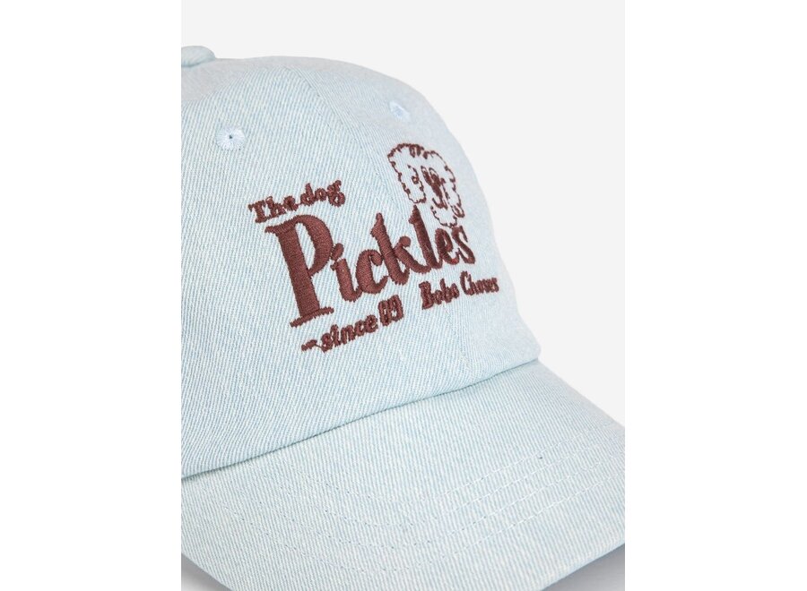 Bobo Choses | Pickles The Dog Denim Cap Light Blue