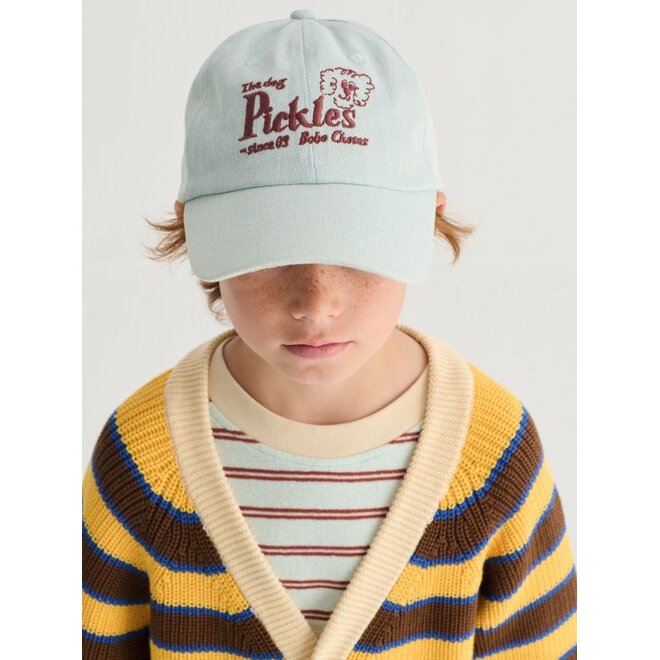 Bobo Choses | Pickles The Dog Denim Cap Light Blue
