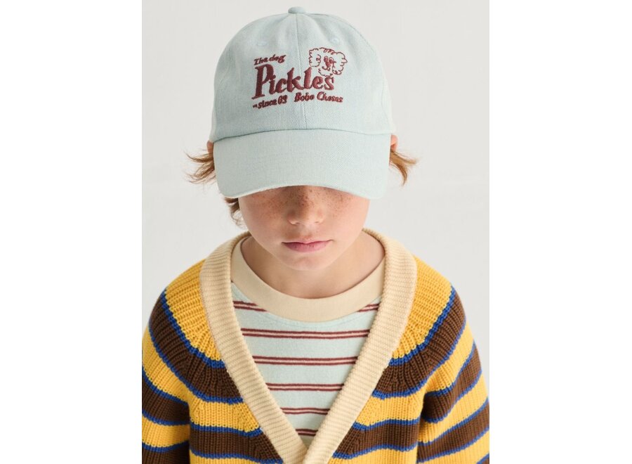 Bobo Choses | Pickles The Dog Denim Cap Light Blue