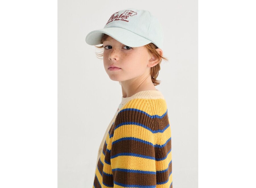 Bobo Choses | Pickles The Dog Denim Cap Light Blue