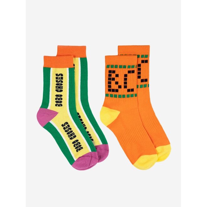 Bobo Choses | Bobo Choses Short Socks Pack X 2 Multicolor