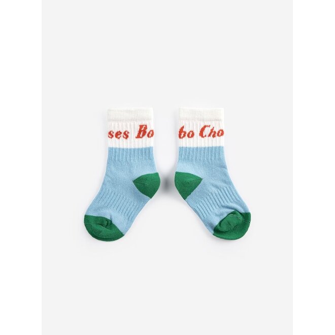Bobo Choses Short Socks Light Blue