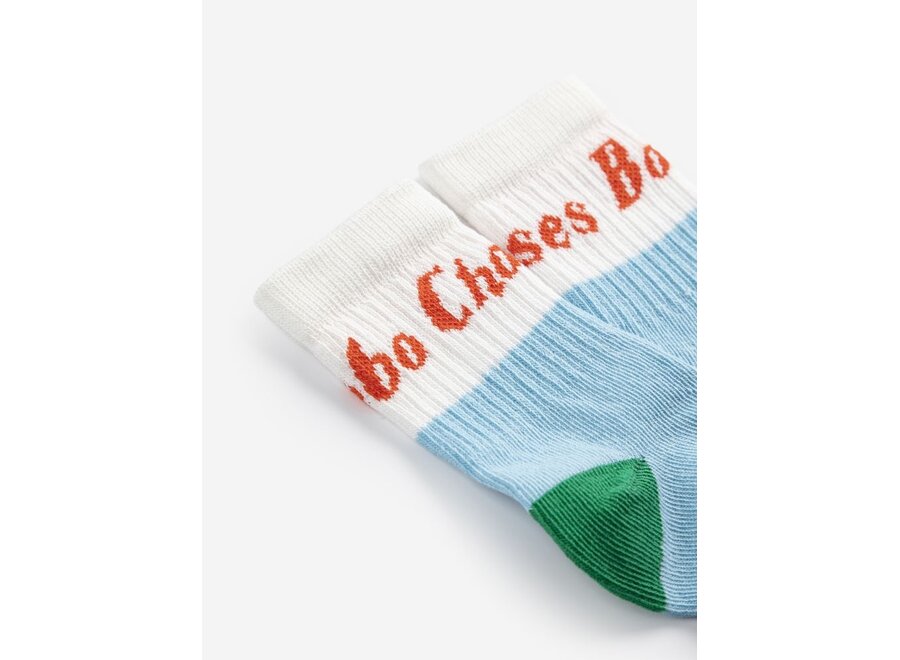Bobo Choses | Bobo Choses Short Socks Light Blue