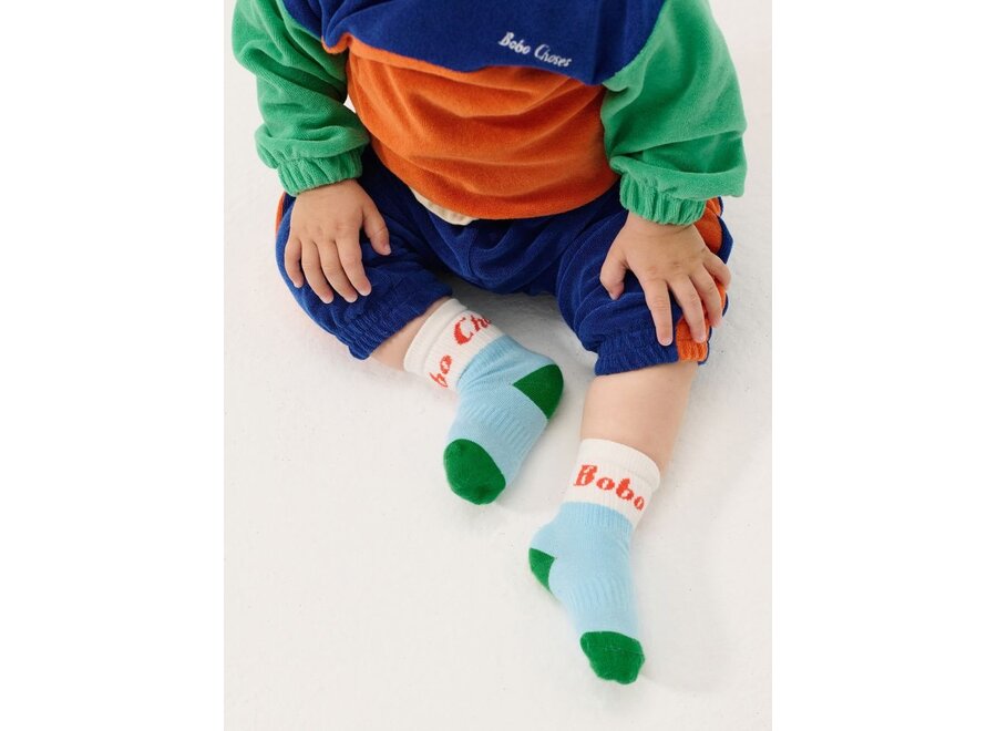 Bobo Choses | Bobo Choses Short Socks Light Blue