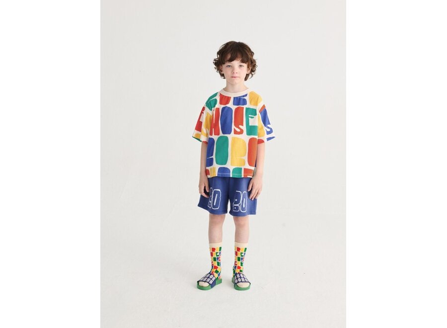 Bobo Choses | Bobo Choses Thin Bermuda Shorts Navy Blue