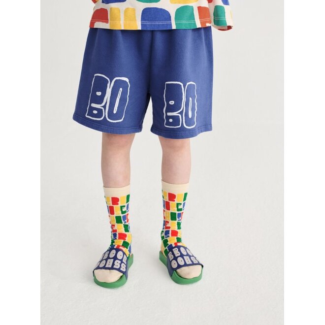 Bobo Choses | Bobo Choses Thin Bermuda Shorts Navy Blue