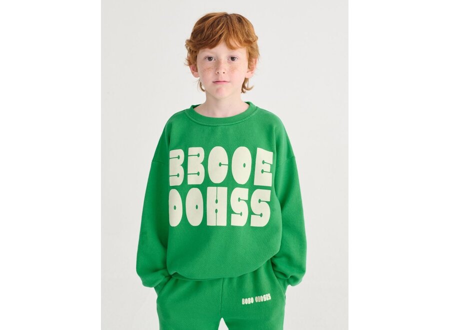 Bobo Choses | Bobo Choses Modern Sweatshirt Green