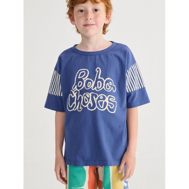 Bobo Choses | Bobo Choses By Hand T-Shirt Navy Blue